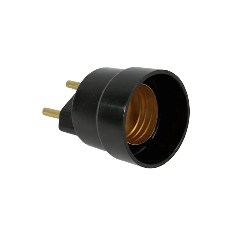 2-контактный держатель для розетки на E27, адаптер для лампочки, настенный Штекерный винтовой держатель для розетки