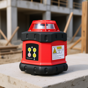 Nivel Láser Rotatorio de 300m, Rojo, Autonivelante, Precisión Horizontal de 1/8in a 100 pies, para Medición en Construcción - Product Image 2