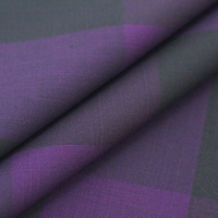 Tissu tissé Ripstop teint en fil extensible sans plis de haute qualité en gros d'usine en Chine