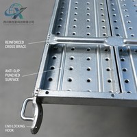 Planche de chantier en acier galvanisé à chaud Q235 - Plateforme de construction robuste pour système Ringlock Cuplock