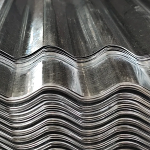 Panneau de toit en acier galvanisé ondulé durable en aluminium-<span class=keywords><strong>zinc</strong></span> Finition en <span class=keywords><strong>zinc</strong></span> de qualité supérieure <span class=keywords><strong>Matériau</strong></span> de construction en métal par soudure coupée EN - Product Image 4