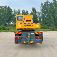 Vente directe usine Xinguo Grue mobile hydraulique sur camion de 5 à 12 tonnes avec moteur Yuchai, hauteur de levage de 35 m, composants moteur et engrenages