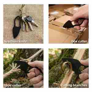 Cuchillo <span class=keywords><strong>de</strong></span> <span class=keywords><strong>Supervivencia</strong></span> Baiyuheng para Exteriores, Cuchillo <span class=keywords><strong>de</strong></span> Hoja Recta, Cuchillo <span class=keywords><strong>Manual</strong></span> <span class=keywords><strong>de</strong></span> Una Sola Hoja - Product Image 4