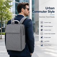 Mochila para Computadora Portátil, Impermeable, Moderna, para Estudiantes y Negocios, de Gran Capacidad, Unisex, para Exteriores
