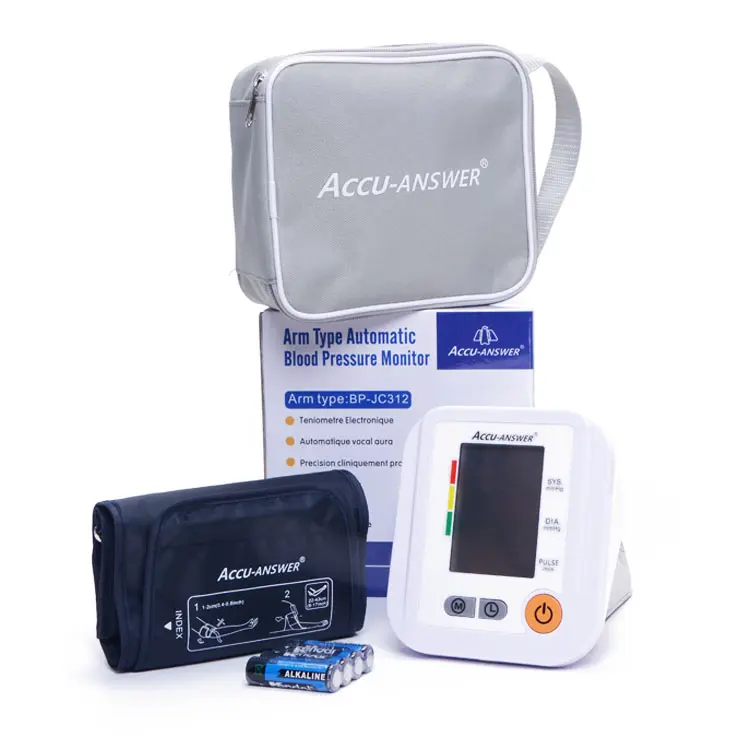 Portable Digital Household Blood Pressure BP Monitor Blood Pressure Monitor Electronic Automatic Pressure Meter Blood