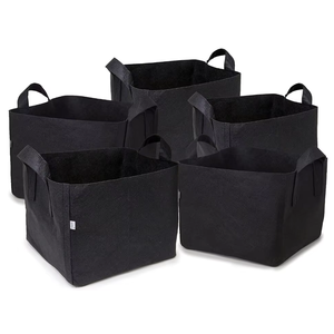 Sacs de culture carrés multi-tailles-Pots pour plantes en tissu non tissé avec poignées pour légumes, fleurs et herbes aromatiques - Product Image 2