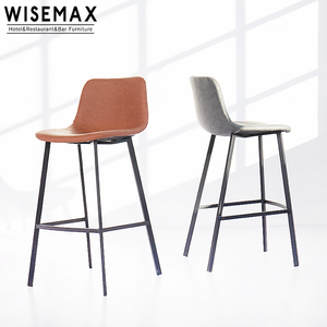 WISEMAX FURNITURE Commercial <strong>bar</strong> Furniture Kitchen Counter <strong>Stool</strong> Modern Wooden Kitchen <strong>Stool</strong> <strong>Fabric</strong> Covered <strong>bar</strong> <strong>Stool</strong> - Product Image 4