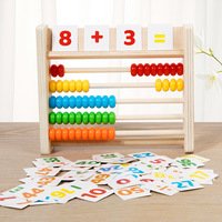 Enfants mathématiques apprentissage jouet boulier en bois calcul cadre maternelle aides pédagogiques Montessori éducatif enfants jouets en bois