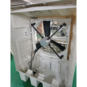 Enfriador de aire evaporativo de pie de piso móvil | Enfriamiento silencioso de 3 velocidades para <span class=keywords><strong>restaurante</strong></span> con motor de bomba de núcleo - Product Image 5