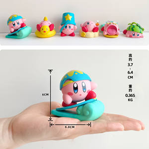 <span class=keywords><strong>Nuevo</strong></span> estilo lindo dibujos animados Gacha muñeca surf playa <span class=keywords><strong>juego</strong></span> Rosa <span class=keywords><strong>Kirby</strong></span> figura <span class=keywords><strong>de</strong></span> acción - Product Image 2