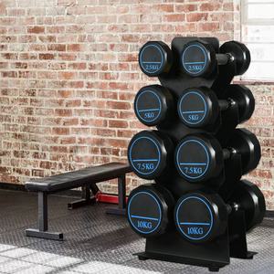 Wholesale Black Commercial Gym Equipment Dumbbell Storage 4 Tier Weight Rack <strong>Stand</strong> - Product Image 2