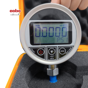 डिजिटल दबाव गेज 0-360psi वायु तरल ईंधन तेल पानी 100 मिमी <span class=keywords><strong>1</strong></span>/2npt थ्रेड उच्च सटीकता डिजिटल दबाव मीटर - Product Image 2