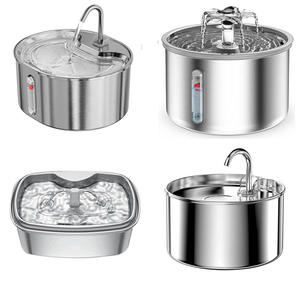 Bebedero para Mascotas de Acero Inoxidable Ly-B01 304, Circulación Automática, Tazón para Perros y Gatos, Eléctrico, Desmontable, Plateado - Product Image 3