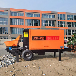Petite pompe à béton portable mobile miniature pour mortier, machine de refoulement de colonnes pour travaux de construction secondaire - Product Image 6