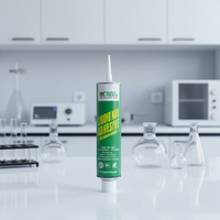 Colle liquide verte haute adhérence de qualité construction pour panneaux de bois, pierre, plinthes et revêtements de sol