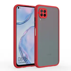 Capa de telefone transparente, capa para huawei nova 7i 6 se p40 lite e mate 30 pro enjoy 20