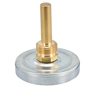 Цифровой биметаллический термометр 2,5 дюйма для труб водогрейных котлов, латунный шток, класс защиты IP55, OEM/ODM, настраиваемый, диапазон температур 0-120°C - Product Image 5