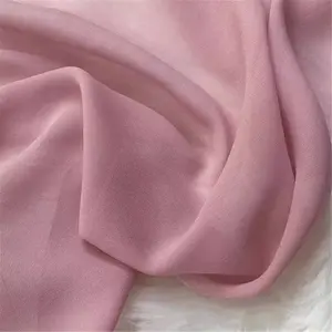 10 m/m 54" Woven Good Material 100% Natural Silk Georgette Fabric for Fashion Summer Women Dress