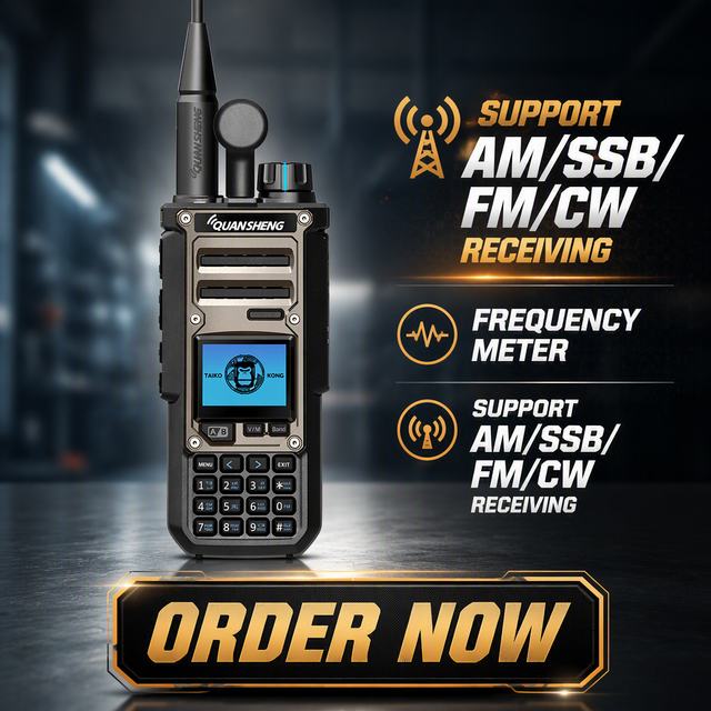TK11(8) 10W Output Walkie Talkie Two Way Radio 3000mAh Big Battery Magic Voice