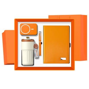 Werbe-Geschenkset Notizbuch mit individuellem Logo A5 Tagebuch aus PU-Leder mit Stift Luxuriöse Executive Werbegeschenke für Unternehmen im Großhandel - Product Image 4