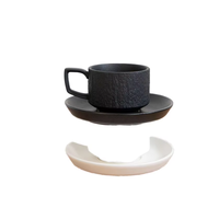 Tasses en céramique texturée en gros, mugs en porcelaine pour boire, non toxiques, écologiques, compatibles lave-vaisselle, logo personnalisé