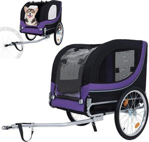 Nouveau chariot pour animaux de compagnie remorque pour chien de grande capacité petit chien chariot pliant imperméable pare-brise housse de pluie - Product Image 1