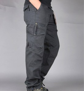 <span class=keywords><strong>Pantaloni</strong></span> cargo da uomo in cotone 100% <span class=keywords><strong>verde</strong></span> <span class=keywords><strong>kaki</strong></span> nero tattico <span class=keywords><strong>pantaloni</strong></span> multi tasche <span class=keywords><strong>pantaloni</strong></span> streetwear - Product Image 4