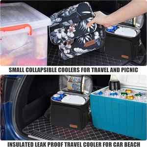 Insulated Cooler Bag Leakproof Soft Sided Cooler for Car, Portable Foldable Small Ice Chest for Beach Camping Picnic Travel - Product Image 2