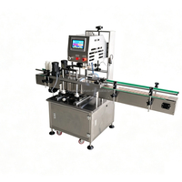 Máquina Tapadora Automática de Cuatro Ruedas Tipo Pico de Pato, Adecuada para Tapar Botellas con Cabeza Dosificadora y Botellas con Pulverizador.