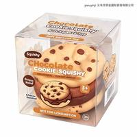 Jouets en caoutchouc parfumés au chocolat et aux biscuits, en forme de sandwich, style blocs de construction, auto-réparables, super compressibles