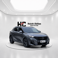 Mobil SUV bekas Trumpchi GS3 Shadow Speed 2023 setir kiri di Cina dengan sunroof panoramik, kamera 360, ban R18, berbahan bakar bensin.