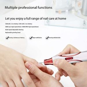 Lime à ongles électrique rechargeable portable et pratique, lime à ongles professionnelle pour le polissage et le retrait du gel, outil de manucure - Product Image 5
