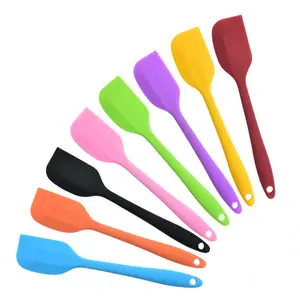 8 Inch Silicone Spatula Non Stick Silicon Spatula Silicone Scraper Baking Pastry Cake Tools