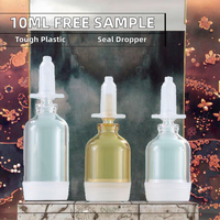 Échantillon Gratuit 10ml pour Flacon en Plastique Transparent 5ml 15ml Contenant d'Emballage Cosmétique Ampoule d'Acide Hyaluronique pour Essence Essentielle