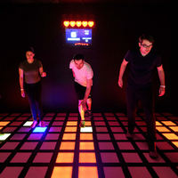 Piste de danse interactive LED 30x30cm avec protocole de jeu actif et programmation facile