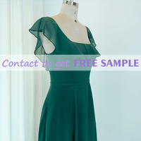 TEENYEE robe de soirée élégante verte sur mesure demoiselle d'honneur robes de soirée modestes robe de demoiselle d'honneur pour fille