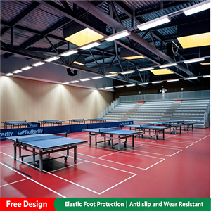 Tapis de terrain de pickleball, dalles en PP emboîtables, surface de tennis portable pour l'extérieur, absorption des chocs, revêtement de sol sportif antidérapant - Product Image 2
