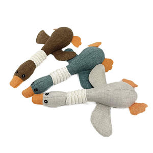 ของเล่นสุนัขทำจากผ้าลินินของเล่นสำหรับกัดแทะของสัตว์ขนห่านมีเสียงสำหรับสุนัขวัสดุผ้าฝ้ายใหม่ - Product Image 6