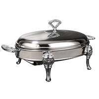 Ensemble de buffet chauffant, comprenant un ensemble de buffet chauffant durable, une marmite isolante pour les buffets et un ensemble de buffet chauffant rond.