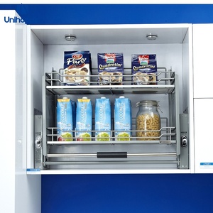 Nhà Sản Xuất Điều Chỉnh Nano Mạ Kéo Xuống Tủ Bếp Lift Giỏ - Product Image 2