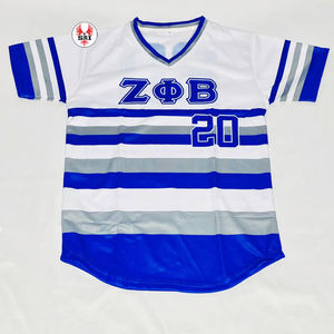 Jersey de Algodón Griego Bordado de la Hermandad Zeta Phi Beta para Mujer |   Camiseta de Jersey de Algodón Personalizada Bordada de la Hermandad ZPB para Mujer - Product Image 6