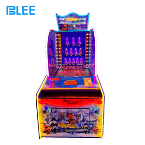 Payaso Frenzy Foam Ball Hit Throw Down the Clown Alley Games Redemption Ball Throw Arcade Shark Park Ticket Máquina de juego de lotería - Product Image 4