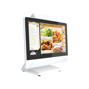 Terminal de point de vente blanc 15,6 pouces avec écran tactile capacitif 10 points tout-en-un pour magasin de détail - Product Image 1