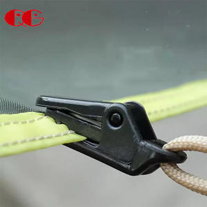Clip de plástico para secar calcetines, pinzas de cocodrilo para <span class=keywords><strong>carpa</strong></span>, toldo de acampada al aire libre, gancho de punto de tracción, <span class=keywords><strong>carpa</strong></span> a prueba de viento, abrazadera fija hacia abajo - Product Image 4
