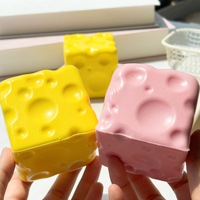 Jouet Squishy en PU réaliste en forme de fromage, à remontée lente, en mousse souple, anti-stress, pour enfants de 14 ans et plus, cadeau