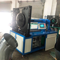 Machine ondulée automatique de vague de tuyau de tube de coude de tuyau de ventilation d'acier inoxydable de tuyau d'échappement de fumée