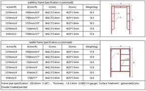 Xây dựng kính thiên văn có thể gập lại thang di động giàn giáo và giàn giáo - Product Image 6