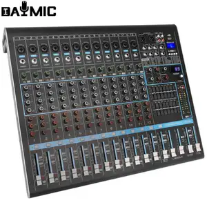 OEM Professional audio mixer mixing console XUM 16 channel audio mixer Built in BT USB Reverb Effect PAD DBS