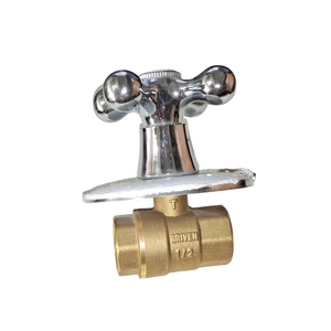 Vanne d'arrêt croisée à 2 voies en laiton avec corps en laiton et <span class=keywords><strong>bonnet</strong></span> en zinc, idéale pour l'alimentation en eau - Vente chaude - Product Image 2