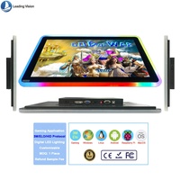 Monitor de Pantalla Táctil Capacitiva LED Acrílico de 27 Pulgadas, 10 Puntos Multitáctiles, USB/DVI/Seriales, POG/WMS FOX340/Firelink Vertical